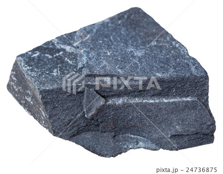 Argillite (mudstone) mineral isolated on white 24736875