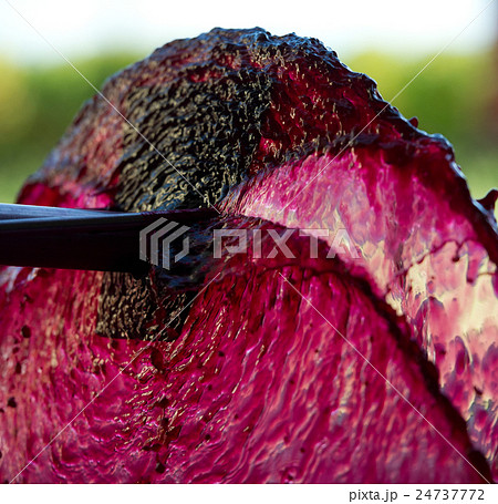 Aeration of the wine during the winemaking 24737772