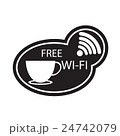 Free Wi-Fi zone vector icon 24742079