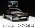 Blur of modern car in the showroom for background 24742618