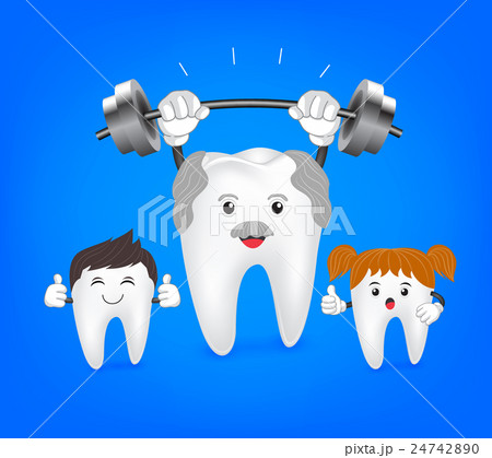 Senior tooth weight-lifting 24742890