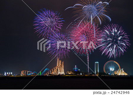 三重県　長島スパーランドの花火 24742946