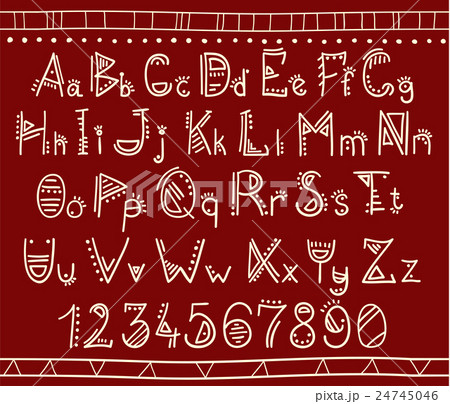 Alphabet in african ethnic style 24745046