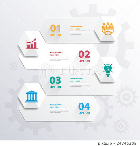 Design step number banners /graphic or website 24745208