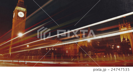 London Lights Twilight Road Building Concept London Lights Twilight Road Building Concept 24747535