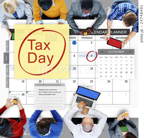 Tax Day Financial Economy Money Concept 24748491