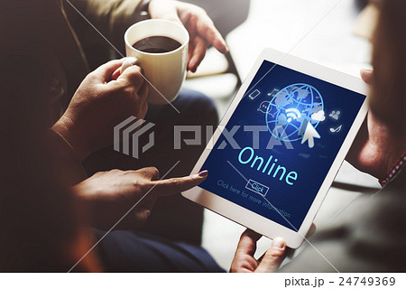 Online Network Internet Connection Digital Concept 24749369