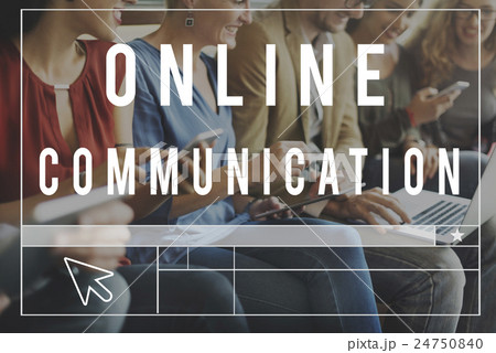 Online Community Communication Chat Blog Concept 24750840