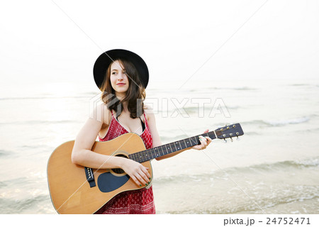 Beach Summer Holiday Vacation Traveling Relaxation Concept Beach Summer Holiday Vacation Traveling Relaxation Concept 24752471