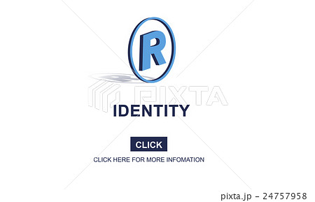 Identity Trademark Copyright Badge Concept Identity Trademark Copyright Badge Concept 24757958