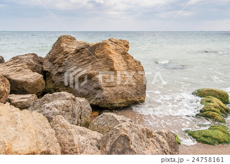 Stones at the seashore Stones at the seashore 24758161
