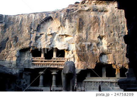 Section of Kailash Temple, Ellora Section of Kailash Temple, Ellora 24758209