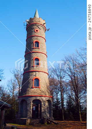 Stone lookout tower on Jedlova Mountain 24758840