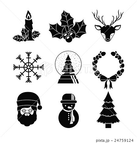 Merry Christmas figures design. 24759124