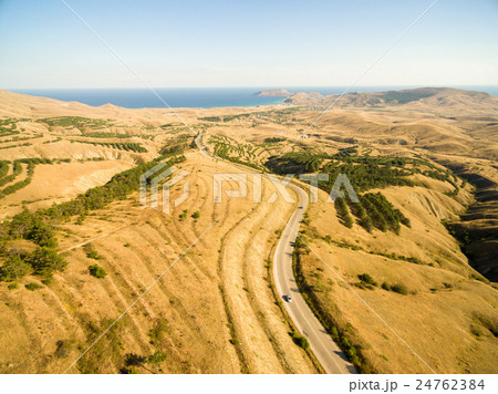 Aerial landscape in Crimea Aerial landscape in Crimea 24762384