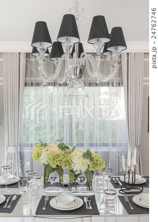 luxury dining room with translucent chair luxury dining room with translucent chair 24762746