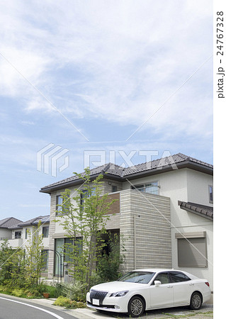 住宅　分譲住宅街　イメージ　大規模分譲地　コピースペース 24767328