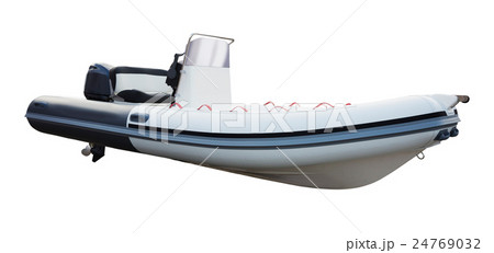Motor boat isolated on white background Motor boat isolated on white background 24769032