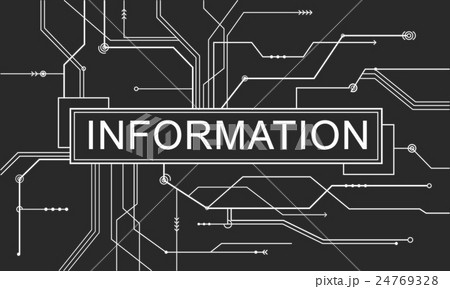 Information Circuit Board Graphics Concept 24769328