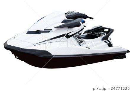 Water scooter isolated on white background 24771220