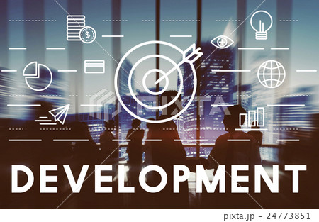 Bull's Eye Goal Mission Icon Development Concept 24773851