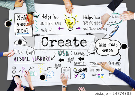 Create Design Ideas Imagination Invention Skill Concept 24774382