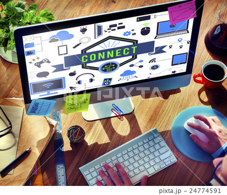 Connect Connection Communication Network Media Concept 24774591