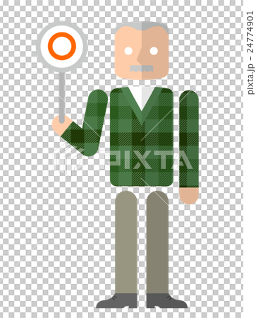 Senior man: answer correct answer 24774901