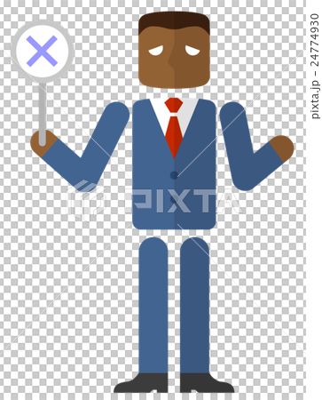 Businessman: Incorrect answer - Stock Illustration [24774930] - PIXTA