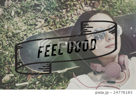 Happy Life Feel Good Happiness Live Concept 24776165