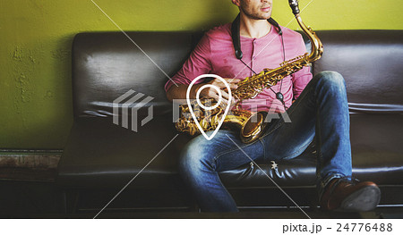 Location Navigation Symbol Graphic Concept 24776488