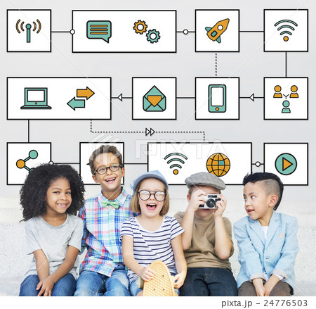 Connection Wireless Online Transmission Transfer Concept 24776503