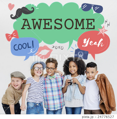 Kids Casual Joyful Independant Graphic Concept 24776527