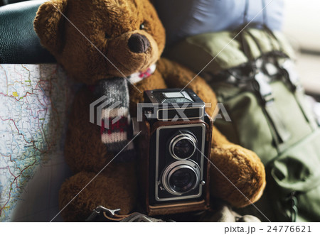 Camera Vintage Map Photograph Location Style Concept Camera Vintage Map Photograph Location Style Concept 24776621