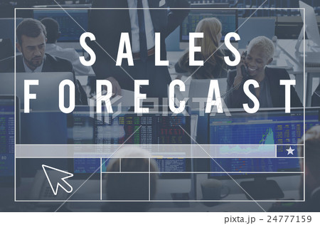 Sales Forecast Forecasting Future Investment Concept Sales Forecast Forecasting Future Investment Concept 24777159