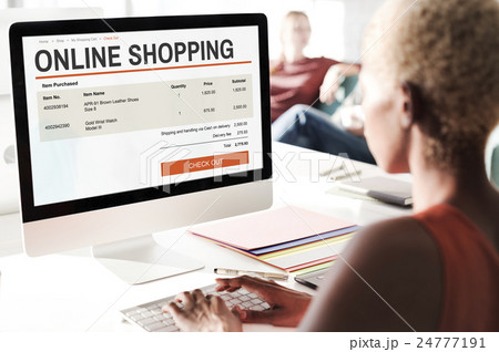 E-commerce Online Shopping Website Technology Concept 24777191