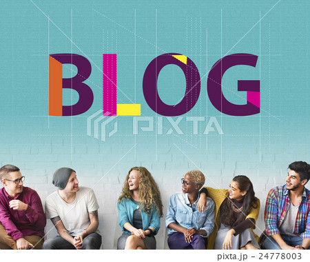 Blog Connecting Content Homepage Information Concept Blog Connecting Content Homepage Information Concept 24778003