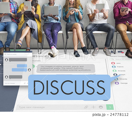 Discuss Discussion Argument Communication Concept 24778112