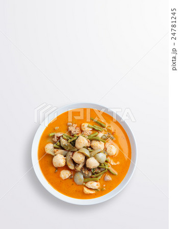 Hot curry with meat ball 24781245