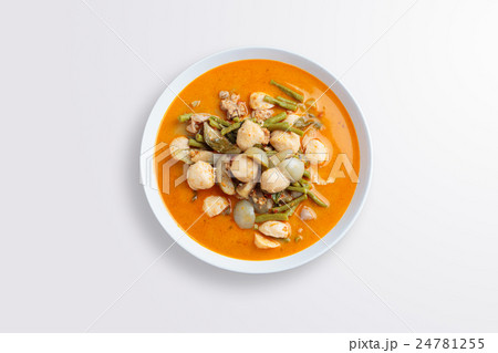 Hot curry with meat ball 24781255