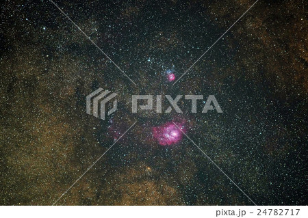 天の川赤いと星雲 天の川赤いと星雲 24782717