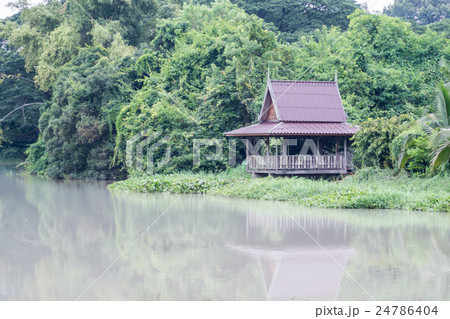 pavilion River side at public park, green, river, pavilion River side at public park, green, river, 24786404