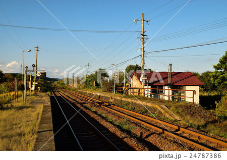 北豊津駅の写真素材