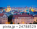 Aerial view of downtown Prague 24788529