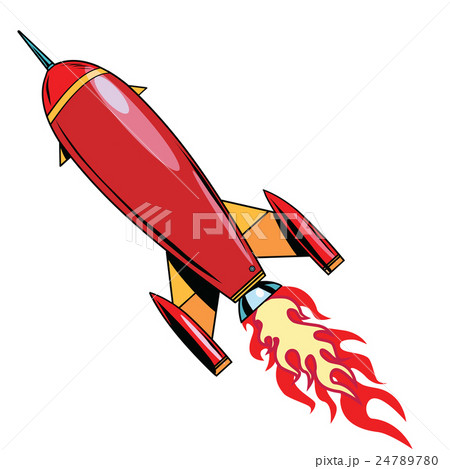 Retro rocket soars up 24789780