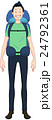 Guy Standing With Travel Backpack 24792361