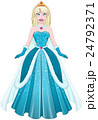 Snow Princess In Blue Dress Front 24792371