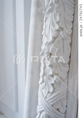 Beautiful elements of luxury wall design, white Beautiful elements of luxury wall design, white 24792743