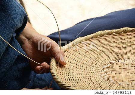 竹細工 竹ざる 竹細工 竹ざる 24798113