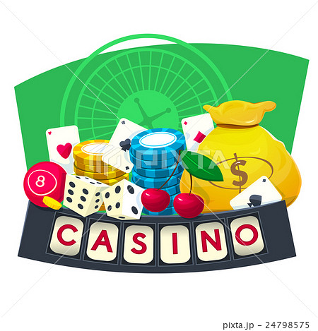 Casino concept design, vector illustartion 24798575